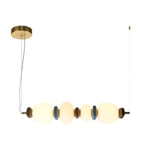 Lustra Auriu LED becuri Evans