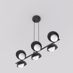 Lustra BOOM 6 Negru - Img 3