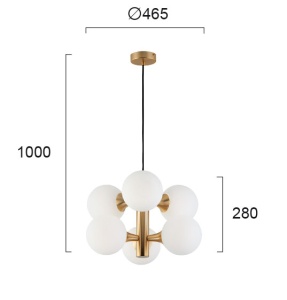 Lustra E14 Globe 3094400 - Img 3