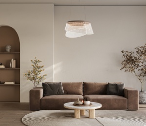 Lustra Foren Transparent, Maro LED - Img 3