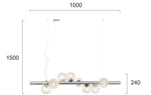 Lustra G9 Sylia 4238900 - Img 3