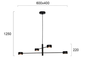 Lustra LED 3000K Prima 4258100 - Img 2