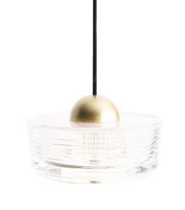 Lustra LIPARI P0544 LED Alb Auriu - Img 3