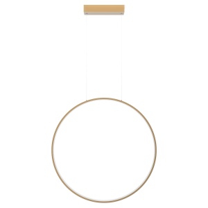 Lustra Mirror Auriu LED CCT - Img 1