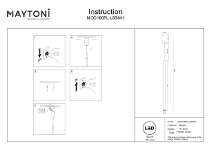 Lustra MOD160PL-L6B4K1 - Pro Extra - Img 2