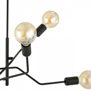 Lustra neagra, Lustra suspendata neagra, Lustra cu pendule, Lustra metal neagra, Lustra metal, Lustra moderna neagra, Lustra living, Lustra living neagra, Lustra moderna, Lustra dormitor, Lustra dormitor neagra, Lustra bucatarie, Lustra din metal, Lustra 