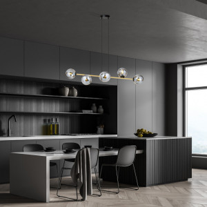 Lustra neagra, Lustra suspendata neagra, Lustra cu pendule, Lustra metal neagra, Lustra metal, Lustra moderna neagra, Lustra living, Lustra living neagra, Lustra moderna, Lustra dormitor, Lustra dormitor neagra, Lustra bucatarie, Lustra din metal, Lustra 