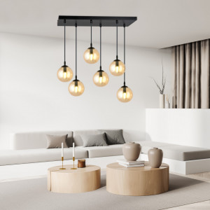 Lustra neagra, Lustra suspendata neagra, Lustra cu pendule, Lustra metal neagra, Lustra metal, Lustra moderna neagra, Lustra living, Lustra living neagra, Lustra moderna, Lustra dormitor, Lustra dormitor neagra, Lustra bucatarie, Lustra din metal, Lustra 