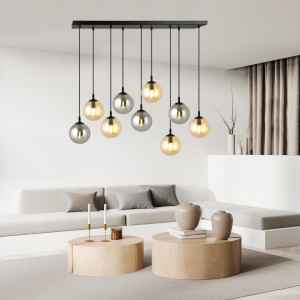 Lustra neagra, Lustra suspendata neagra, Lustra cu pendule, Lustra metal neagra, Lustra metal, Lustra moderna neagra, Lustra living, Lustra living neagra, Lustra moderna, Lustra dormitor, Lustra dormitor neagra, Lustra bucatarie, Lustra din metal, Lustra 