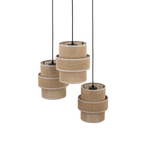 Lustra Negru 3xE27 CALISTO 6098TK - Img 3