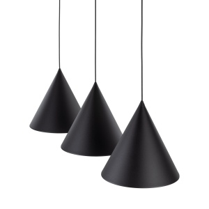 Lustra Negru 3xE27 CONO 10060TK - Img 4