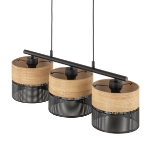 Lustra Negru 3xE27 NICOL 4801TK - Img 4