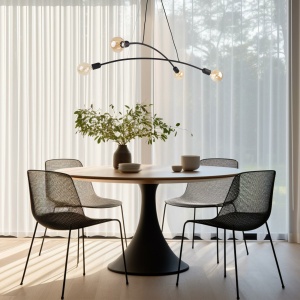 Lustra Negru 4xE27 HELIX 2724TK - Img 2