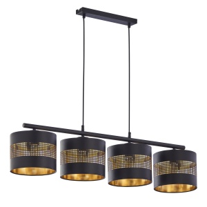 Lustra Negru 4xE27 TAGO 3213TK - Img 1