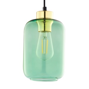 Lustra Negru Auriu 1xE27 MARCO 6696TK - Img 3