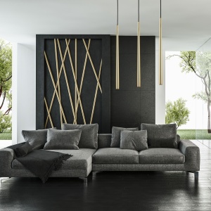 Lustra Negru Auriu 4xG9 PIANO 6422TK - Img 2