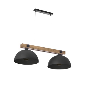 Lustra Negru Bej 2xE27 OSLO 1706TK