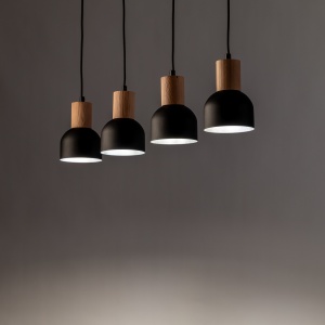 Lustra Negru Bej 4xE27 CAIRO 4896TK - Img 3