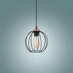 Lustra Negru Cupru 1xE27 GALAXY 1644TK - Img 3