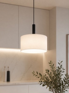 Lustra Negru LED 1 bec Austis - Img 2