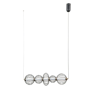 Lustra Rabel Negru 5 x LED - Img 1