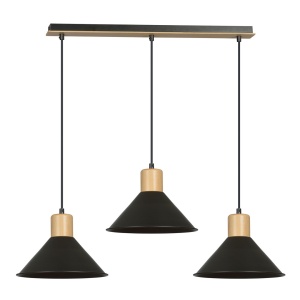 Lustra ROWEN 3 Negru
