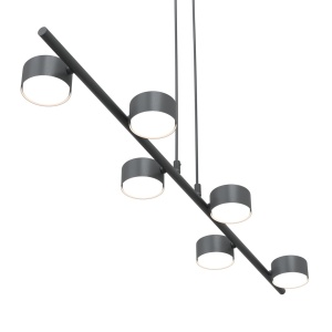 Lustra SORA 6 Negru - Img 2