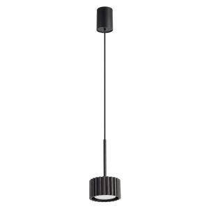 Lustră suspendată AURA 1 negru Gx53