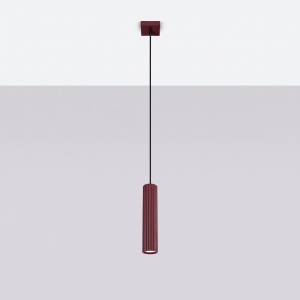 Lustră suspendată KARBON 1 burgundy - Img 2