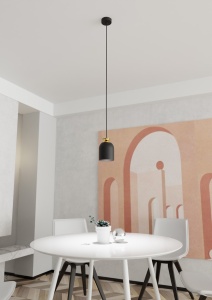 Lustra TARGET 1 Negru - Img 2