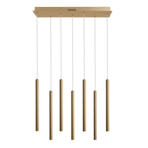 Lustra Valdes Auriu 7 x LED