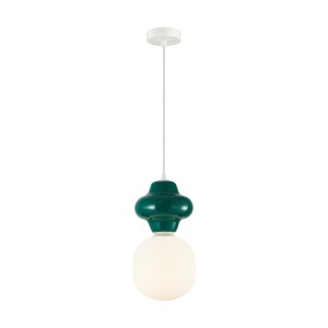 Lustra Verde - Alb E14 1 bec Latera