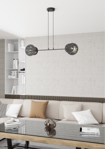 Lustra XOTIC 2 Negru - Img 2