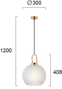Pendul E27 Doria 4249500 - Img 2