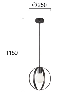 Pendul E27 Malou 4233700 - Img 2