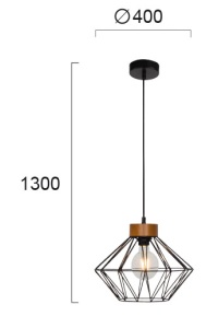 Pendul E27 Vega 4254100 - Img 3