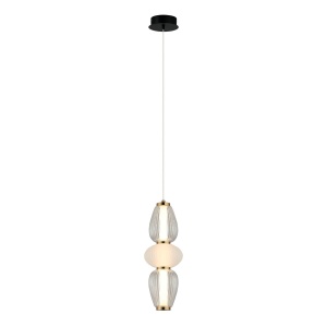 Pendul Gastel Transparent, Negru 1xLED - Img 1