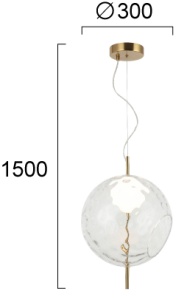 Pendul LED 3000K Dalia 4302700 - Img 2