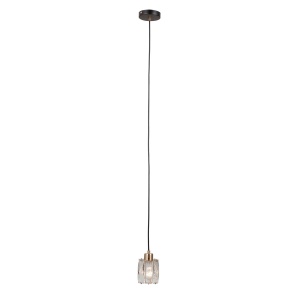 Pendul Torno Negru Auriu 1 x E14 - Img 1