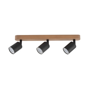 Plafoniera/ Aplica perete Bej Negru 3xGU10 TOP 3292TK - Img 1