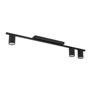 Plafoniera/ Aplica perete Negru 3xGU10 LOGAN 4565TK - Img 1