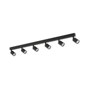 Plafoniera/ Aplica perete Negru 6xGU10 TOP 6178TK - Img 1