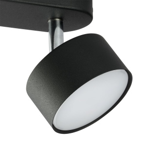 Plafoniera/ Aplica perete Negru Chrome 2xGX 53 CLARK 3403TK - Img 3