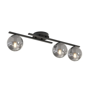 Plafoniera KAIRO 3 Negru Grafit