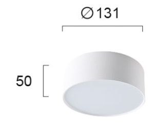 Plafoniera LED 3000K Jaxon 4157400 - Img 2