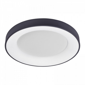 Plafoniera moderna neagra rotunda cu led Giulia 4000k