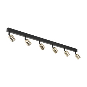 Plafoniera Negru Auriu 6xGU10 TOP 6034TK - Img 4