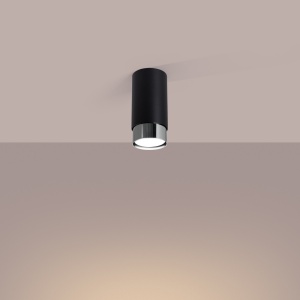 Plafonieră NERO 12,5 Negru Chrome - Img 3