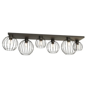 Plafoniera NEST 6 Negru