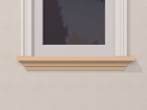 Solbanc/pervaz decorativ exterior FP206D dimensiuni 120x81x2000mm - Img 3